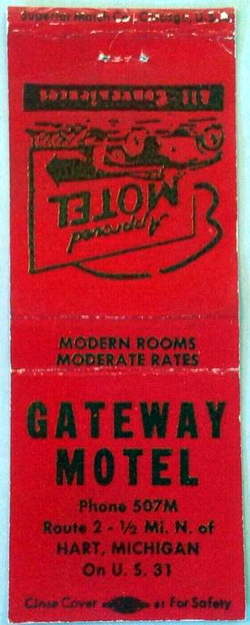 Gateway Motel - Matchbook (newer photo)